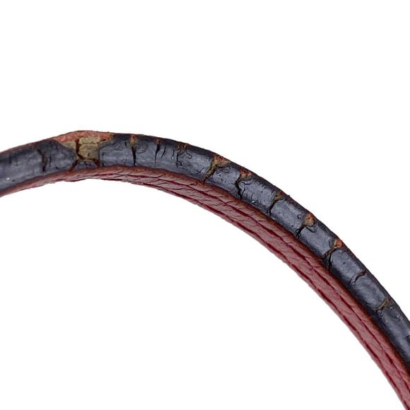 Louis Vuitton LockMe Cover Shoulder Bag Shawl Tote Bag Leather Ruby - Picture 6 of 7